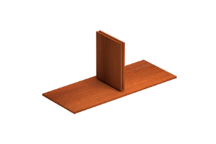 Voetstuk Cortenstaal